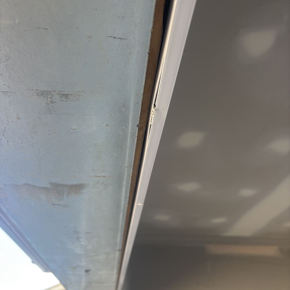 Skirting and architrave joints that do not line up, found during a fixing inspection in Maddingley