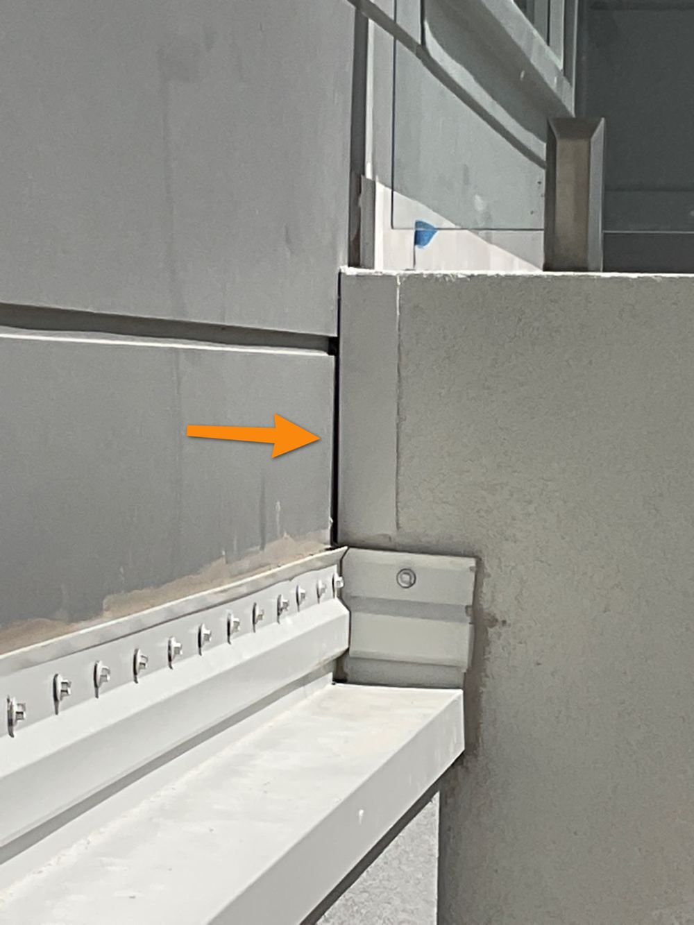 Gaps in the external walls needing caulking against water entry, Bacchus Marsh, Ballarat